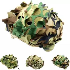 Mtgluk Camo 헬멧 커버 통기성 메쉬 위장 전술 군사 장비 전투 페인트볼 에어소프트용