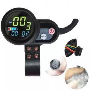 전동 킥보드 계기판 게이지 디스플레이 스로틀 표시기 속도 대시보드 자전