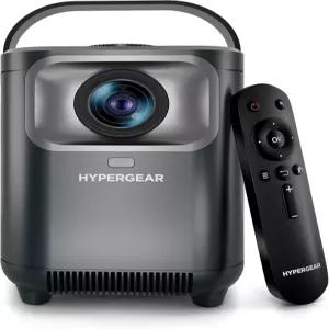 Wi-Fi 및 블루투스가 지원되는 HyperGear 미니 휴대용 프로젝터 5W 스피커 30-200인치 사진 영화 게임