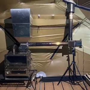 가스레인지부품 부속 3F UL GEAR 장작 난로 굴뚝용 유도 팬 야외 텐트용 부스터 펠릿 사일로광로 버너