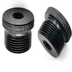 MxTong 마이크 스탠드 어댑터 1/4 암컷에서 5/8 수컷 나사 블루 예티/블루 스노우볼/블루 X 마운트 블랙