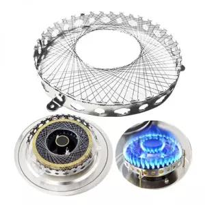 가스레인지부품 부속 가스 스토브 메쉬 랙 골재 불꽃 냄비 스탠드 어댑터 방풍 커버 주방 1개