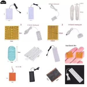 풋워머 발난로 온열기 USB 온열 히터 패드 바디 발 마사지 겨울 휴대용 마우스패드 신발 골프 건강 관리 5-