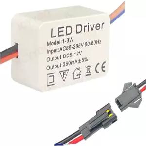 LED Driver 260mA 1W 3W 5W 7W 15W 18W 24W 36W DC5-12V 12-17V 14-25V 18-42V 36-54V 54-72V Power