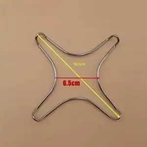 가스레인지부품 부속 냄비 감속기 링 Trivet 우유 팬 가스 스토브 핫 모카 스탠드 1 조각 크롬 금속