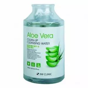 [에이치플러스몰]클린업 알로에 베라 클렌징 워터 민감한 피부 500ml