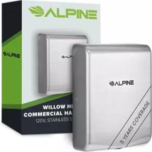 HEPA 필터가 장착된 알파인 상업용 핸드 드라이어 난방 및 속도 조절이 가능한 가정용 욕실/식당용 8초