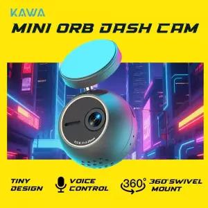 무선미러링 블랙박스 대시캠 KAWA MINI ORB 초소형 비디오 레코더 2K 차량용 DVR 음성 제어 차량 카메라 36