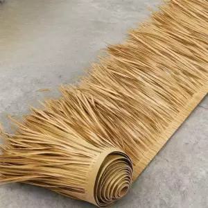 인조 볏짚 초가 지붕 카페 동남아 인테리어 해변 파고라 오두막 인공 갈대