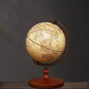 인테리어 지구본 엔틱 레트로 세계 지도 조명 사무실 시계 벽장식