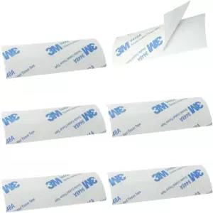 YingEnter 6 세트 수평 블라인드 교체 슬랫 흰색 수리 탭 및 부품용 고정 장치(1 W x 3 L) 화이트 투명하지