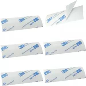 Kowibcl 6세트 흰색 수평 블라인드 수리 탭 교체용 슬랫 및 부품용 고정 장치 1인치 W x 3인치 L