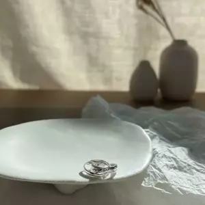 [다잇템] 여성 트위스트 미드나잇 실링 코디 실버 반지