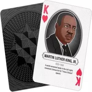 웨일베이컨 역사상 유명한 아프리카계 미국인 카드 놀이 ？ 프로페셔널 프리미엄 품질 표준 크기 포커