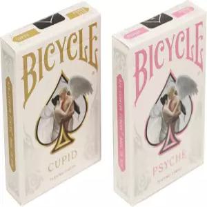 큐피드와 프시케 자전거 플레이 카드 아트가 포함된 2개의 덱 세트 신화와 시대를 초월한 러브 스토리