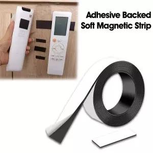 자석시트지 자석판 보드 칠판 10M 자가 접착 자석 테이프 스트립 - 냉장고 사진 포스터 사무실 가정용 고무