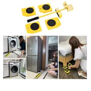 가구 이동 도구 세트, 무거운 물건 롤러, 바 포함, 바퀴 달린 리프터, 전문