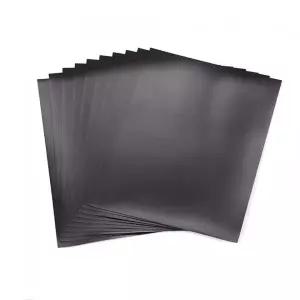 자석시트지 자석판 보드 칠판 다이 보관 포켓 자석 투명 스탬프 보관용 10개 5x7인치A4 단면 시트