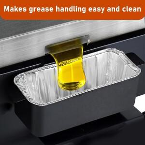 그리들용 컵 라이너 5017 액세서리 일회용 그릴 트레이 알루미늄 호일 드립 팬 캐처