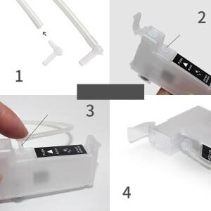 엡손 캐논 HP 브라더 잉크젯 프린터용 튜브 라인, CISS 파이프 와이어, 1.5 미터, 길이 6 색, 1.4mm