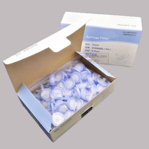 실험실 일회용 주사기 필터 멤브레인 수성 유기 헤드 PE 나일론 MCE 100 개/로트