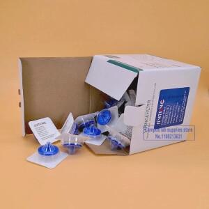 실험실 멸균 주사기 필터 나일론 PE 멤브레인 화학 장비 0.22um 1 박스 (50 개)