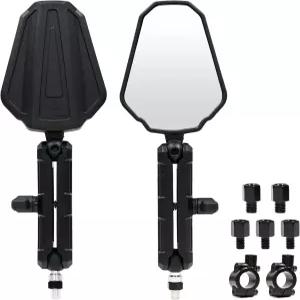 어드벤처 모터사이클 미러 8MM 나사와 7/8인치 핸들바 알루미늄 마운트 대부분의 모터바이크 스트리트