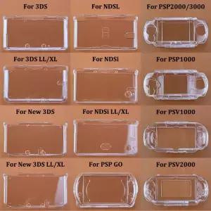 PS포탈케이스 1개 투명 크리스탈 하드 쉘 케이스 커버 3DS XL LL NDS Lite NDSL NDSi GBA SP PSP PSV 1000
