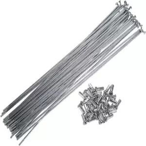 ZLZSXPB 36Pcs 14G J 벤드 모터사이클 스틸 스포크 200mm 황동 니플 자전거 부품 사이클링 액세서리 포함