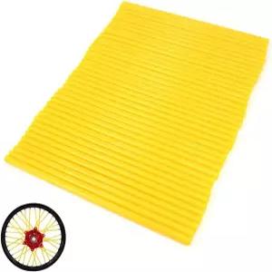 JFG 레이싱 72피스 유니버설 스포크 스킨 커버 오벨러 휠 랩 DRZ RMX DJEBEL 400E 400S 400SM 450Z 650SE