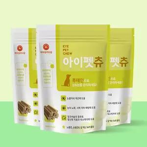 [퍼피랑키티랑]아이펫츄 강아지 눈물자국 루테인 영양제 36개입, 3개