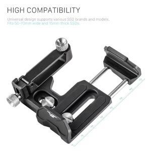 TILTA TA-USDH2-B 범용 SSD 드라이브 거치대 V2, Tilta 케이지, 삼성호환 T5, T7, 샌디스크 E61, E81 용 블