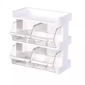 [JED] 영양제 보관함 틈새 수납장 보관 포드 화이트 커피 티백 선반 다용도 정리함