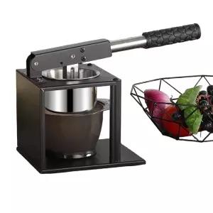 스테인레스 수동 핸드프레스 착즙기 감자으깨기 가정용