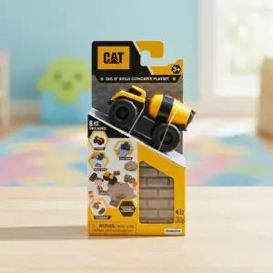 CAT 디그앤빌드 플레이세트 중장비 장난감 자동차 미니카 모형카 건설놀이 클레이 디자인랜덤