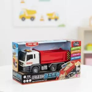 플레이타운 파워중장비 덤프트럭 모형카 중장비 자동차 장난감 트럭놀이 모래놀이