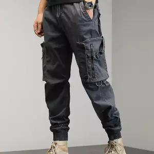 남자 바이크바지 라이딩진 조거 K4블랙 카고 M 오토바이 슬림핏 팬츠