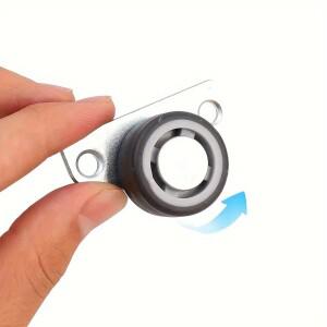 산업용 무소음 캐스터12개(무소음 바퀴 4개 + 나사 8개). 부드러운. 현대적인 디자인의 평평한 바닥판(데