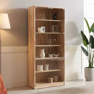 [롯데백화점]미아트 리젠플러스 티글 삼나무 6단 장식장-대