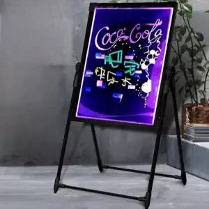 led 야광 칠판 배너 스탠드 형광 보드 네온 광고판 간판 전광판 식당 홍보