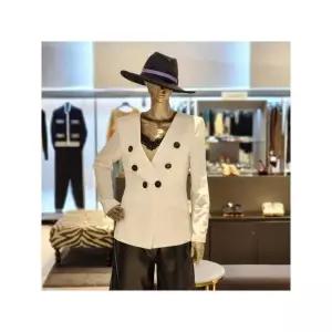 [알렉시스N] DE4NSJI1290 린넨 노카라슬림자켓_P373282831