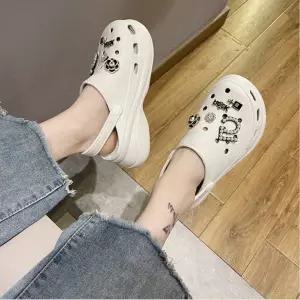 커스텀 슬리퍼 파츠 장식 세트 꽃 리본 진주 보석 샌들 액세서리