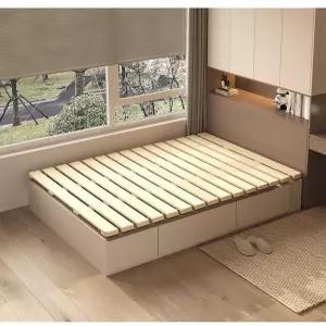 롤링 우드 매트 저상형 프레임 나무깔판 여름 침대 패드