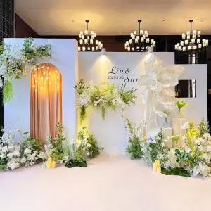 자이언트 플라워 종이꽃 장식 스튜디오 웨딩 쇼핑몰 촬영 프로포즈 조화 인테리어