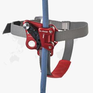 야외 등반용 호환 풋 어센더 SRT 락 라이저 페달 벨트 그랩 로프 안전 포함 좌우 발