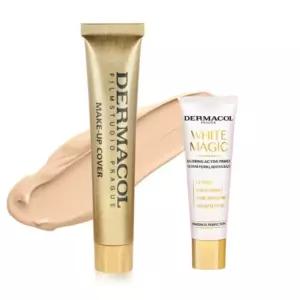 더마콜 톤업 파운데이션 207호 + 톤업 생기 프라이머