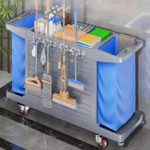 호텔 린넨 카트 이동식 수건 업소용 청소 세탁물 수거