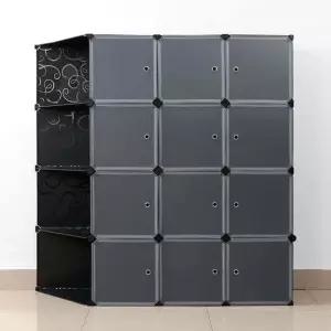 DIY 복합 선반수납장 140x140cm 조립식옷장 옷장 조립식옷장