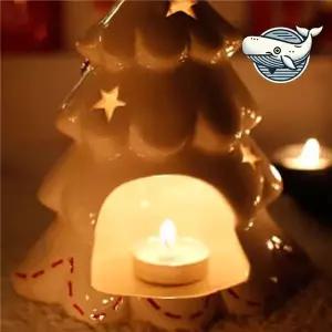 크리스마스 도자기 촛대 파티 테이블 장식품 식탁촛대 촛대캔들