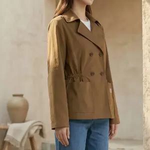 [옷자락] 여성 루즈핏 캐주얼 오피스용 간절기 코트